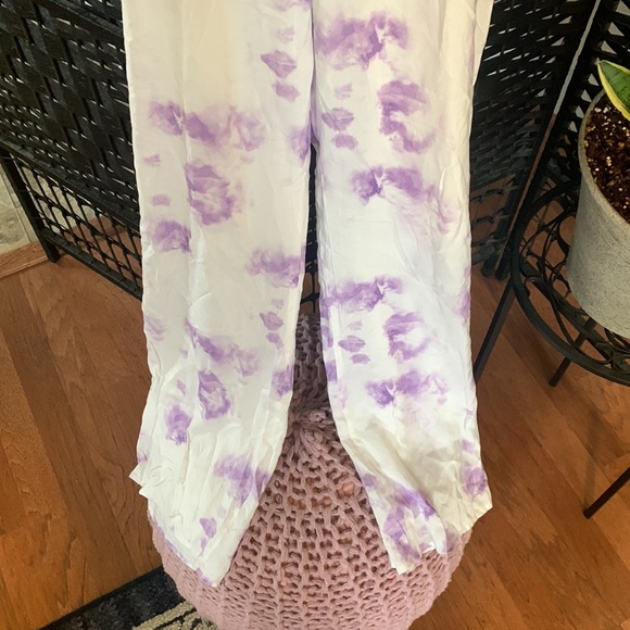Purple tie dye jumpsuit. NWT. Size medium - Picture 4 of 6